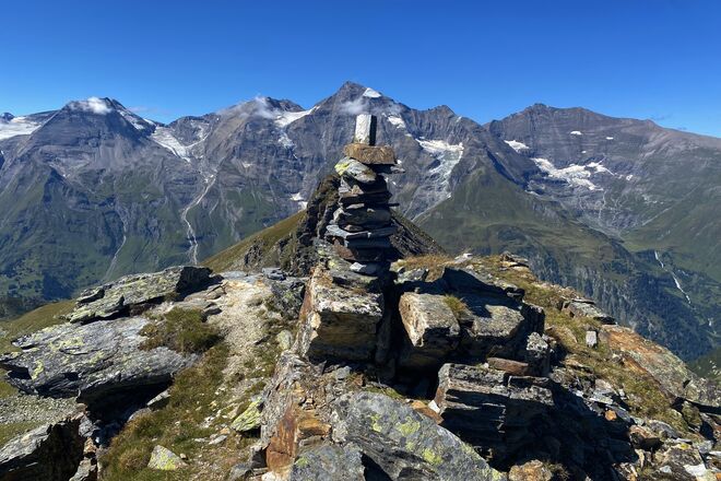 Kalter aber wunderbar klarer Tag in den Bergen