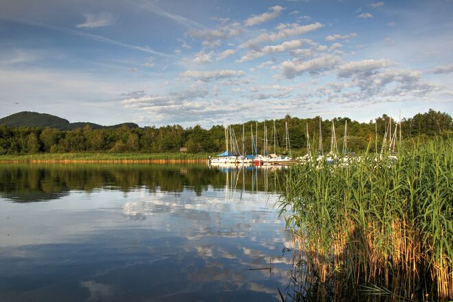 Gestern nachmittag am Obertrumer See, immer wieder schön, diese Wolkenspiegelungen...