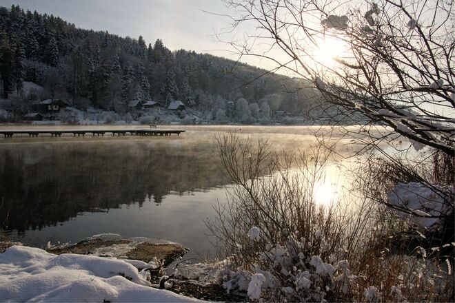 Winter am Strandbad Neumarkt
