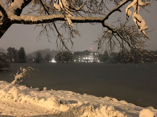 Nächtlicher Weiher
