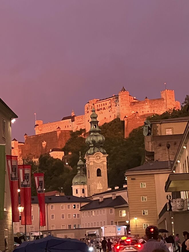 Hohensalzburg in Flammen