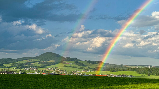 Doppelter Regenbogen