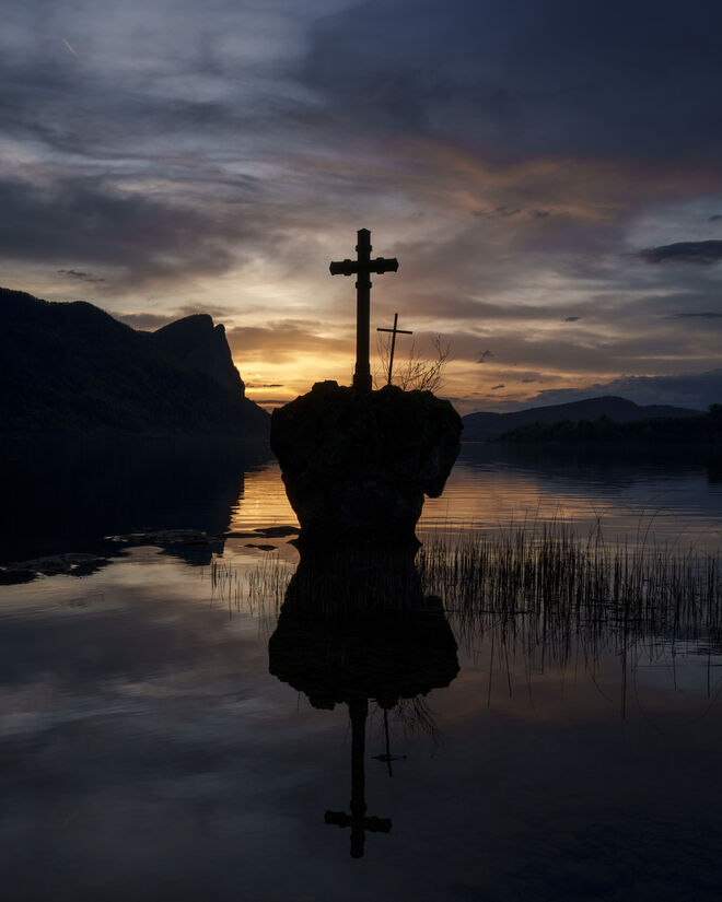 Kreuzstein am Mondsee