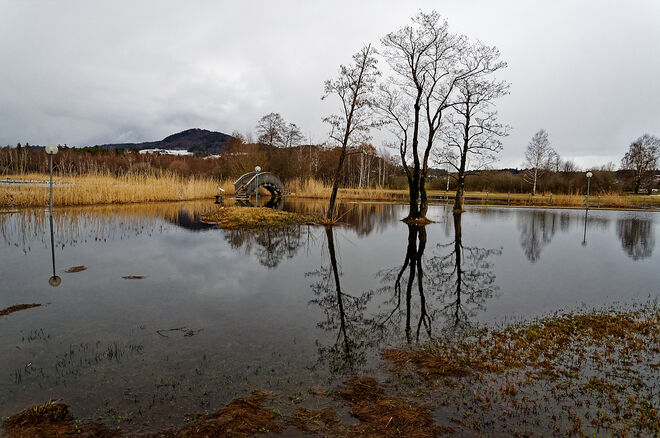 Abendstimmung am Obertrumer See