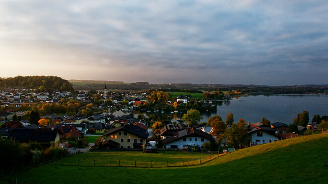 Mattsee im Abendlicht