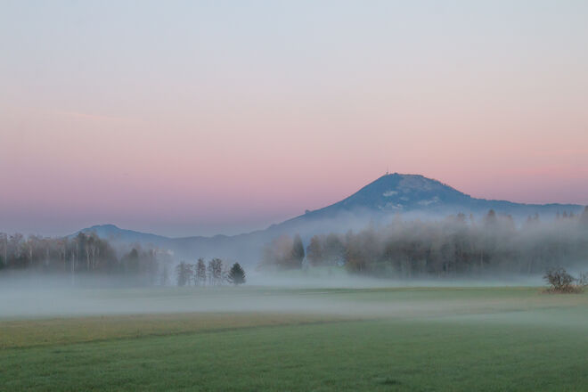 Novembernebel mit Gaisberg