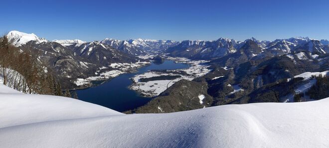 Wolfgangseepano: Vom Schafberg bis zur Bischofsmütze