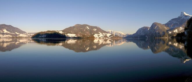 Mondsee die Ostseite