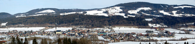 winterliches Sonntagsbild von Thalgau