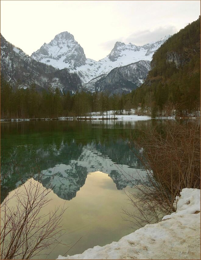 Abendfarben beim Schiederweiher