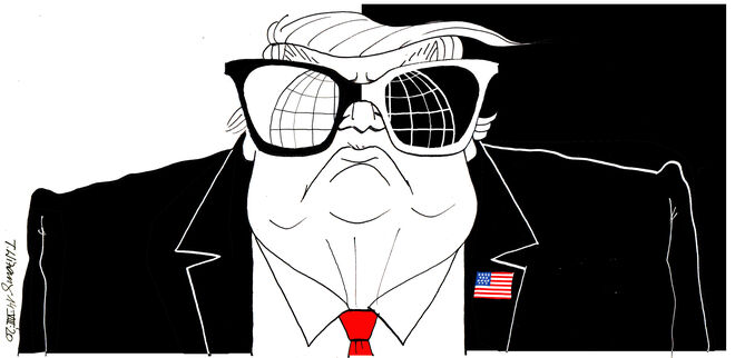 Schwarz-Weiß-Weltbild ...