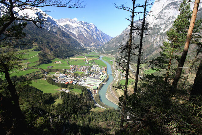 Tiefblick auf Tenneck