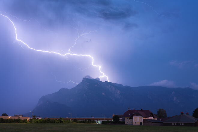 Gewitter am Untersberg