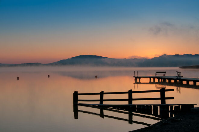 Morgens am WALLERSEE