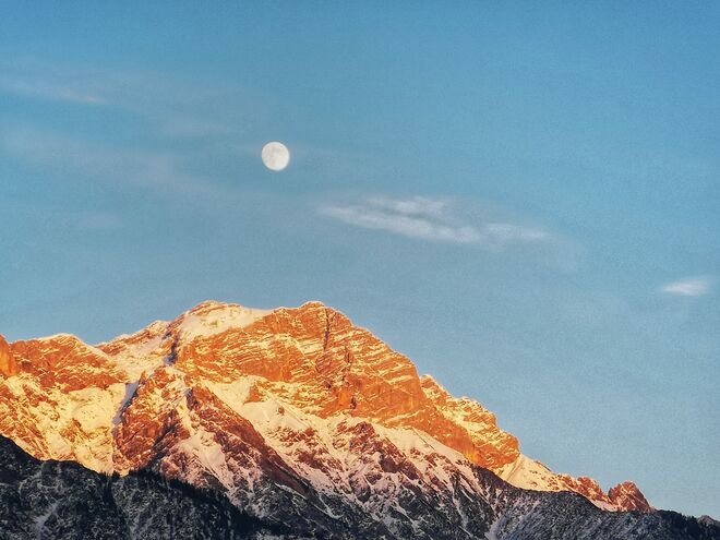 Der fast Vollmond am Selbhorn