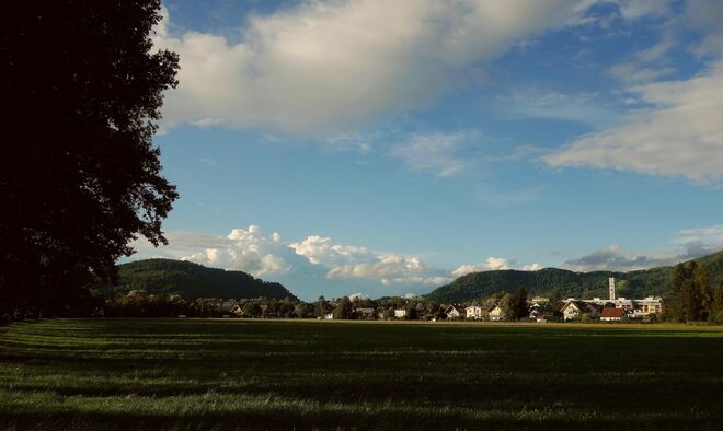 . . . wieder gewitterverdächtige Wolken . . .