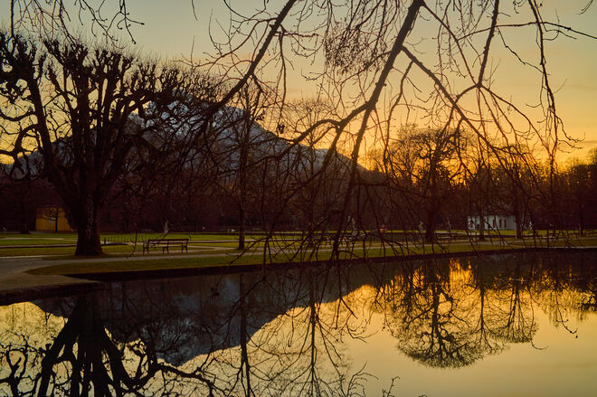 Gestern in Hellbrunn