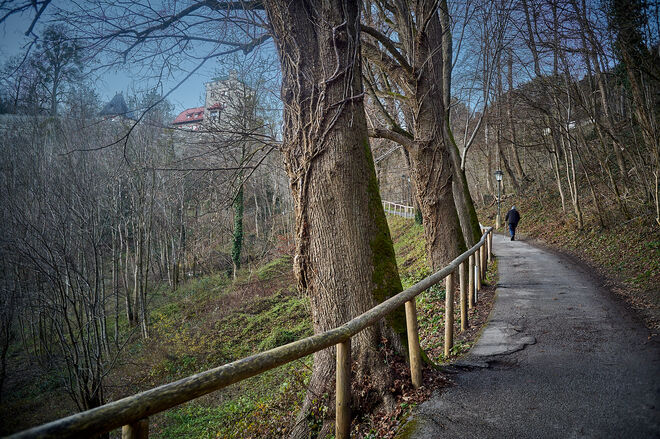 Steil bergauf