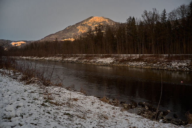 Gaisberg in der Abendsonne