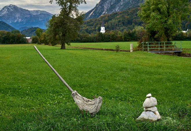 Ein Holzbesen