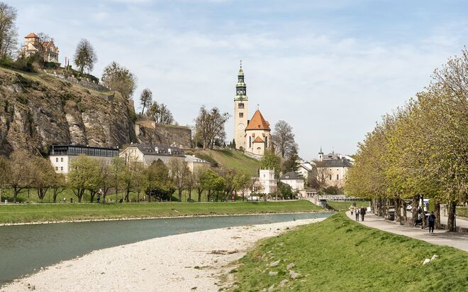 Endlich wird es grün entlang der Salzach!