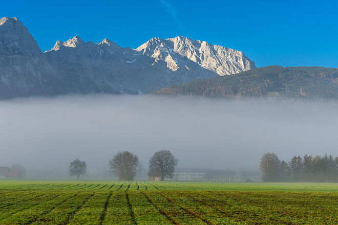 Kuchl im Nebel