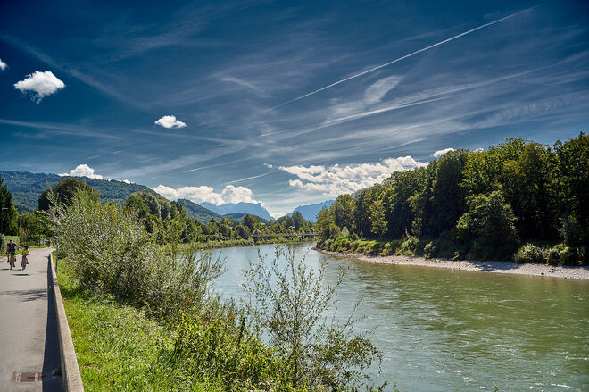 Die Salzach vom Ignaz Rieder Kai
