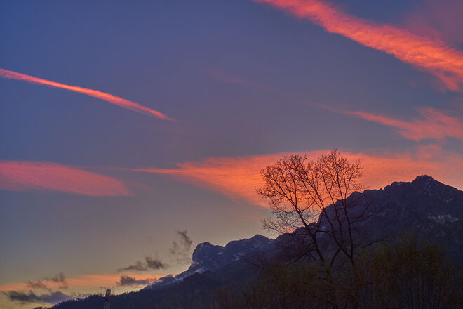 Wolken überm Untersberg