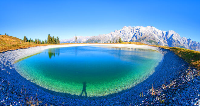 Der Speichersee ist schon gefüllt