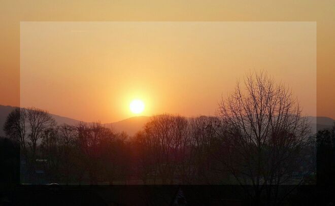 . . . der Tag neigte sich . . .