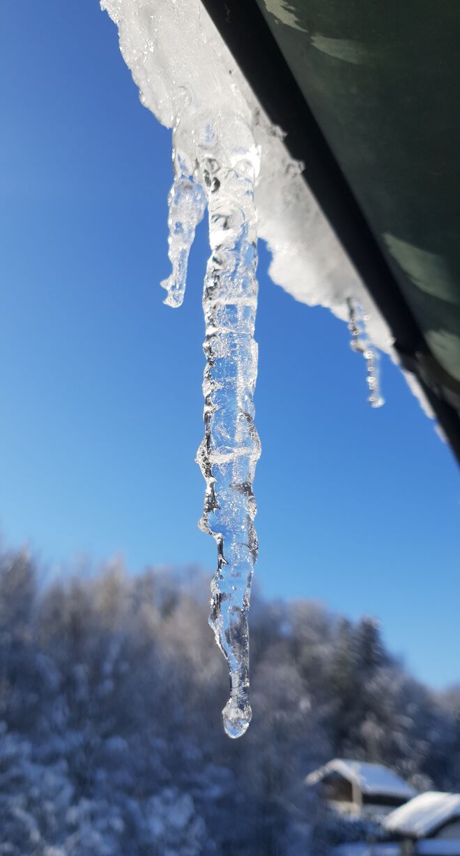 Von -9° nach +3° es tropft