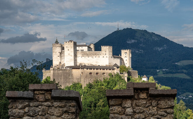 Festung im Abendlicht
