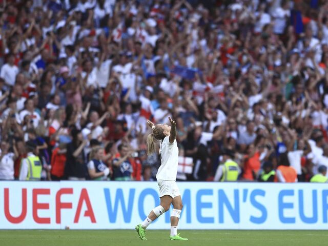 Jubelbilder aus dem Wembley-Stadion.