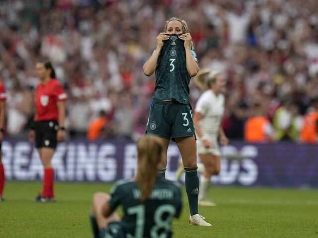 Enttäuschung bei den deutschen Spielerinnen.