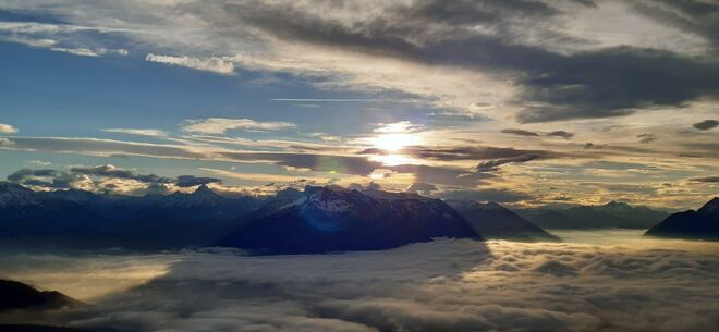 Abendstimmung auf dem Gaisberg