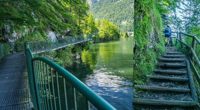 Radweg am Hallstätter See