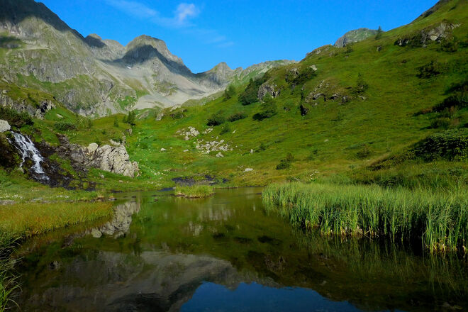 Am Eingang des Lanschfeldkaress