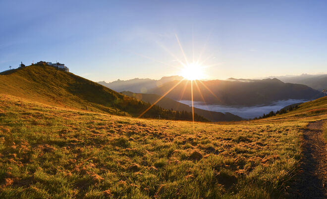 Sonnenaufgang auf der Schmitten