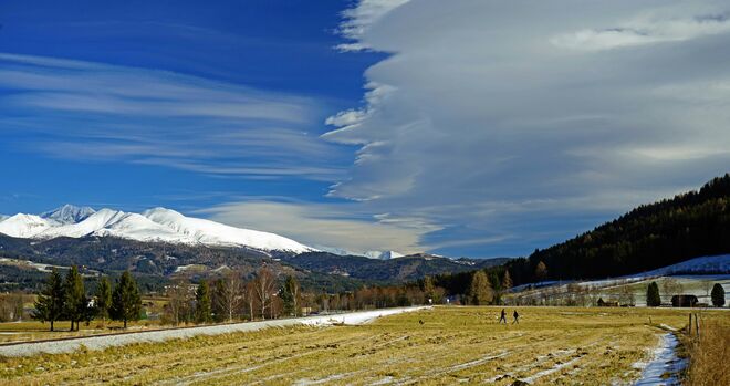 Wolkenstimmung im Taurachtal