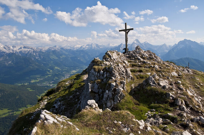 Über dem Berchtesgadener Land