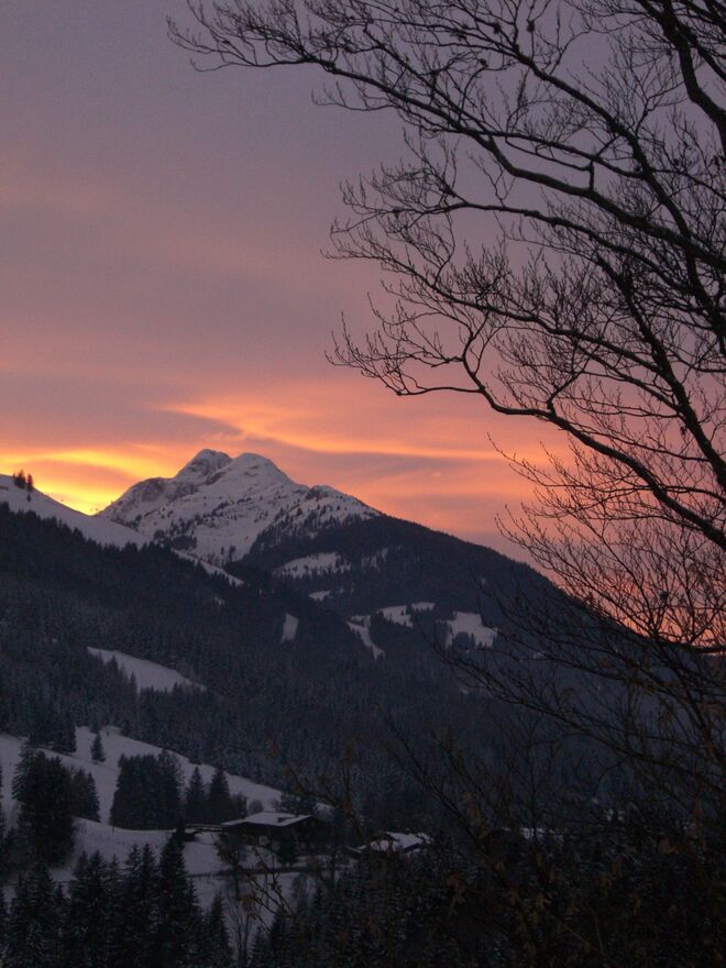 Sonnenuntergang beim Spielberg
