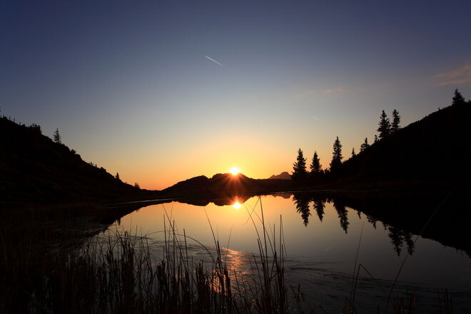 Sonnenuntergang über´m Karriedl