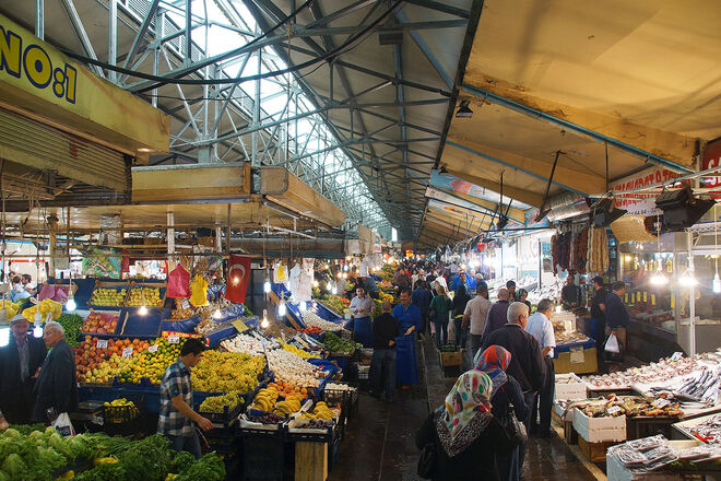 Der berühmte "Hal" in Ulus, Ankara