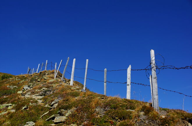 ... entlang der Grenze