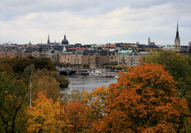 es wird Herbst in Stockholm
