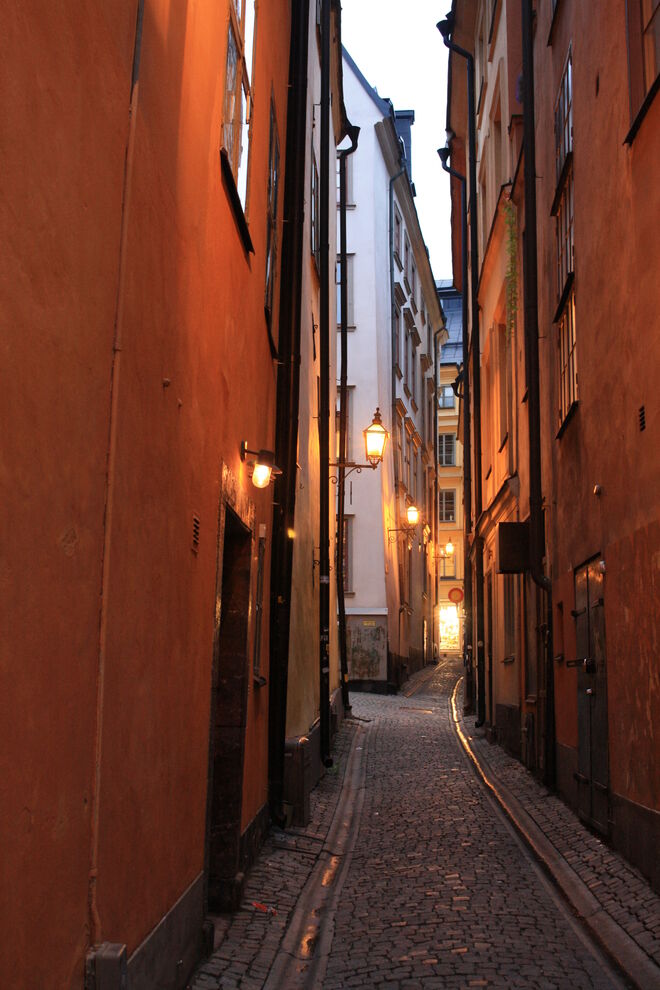 kleine Gasse in Gamla Stan