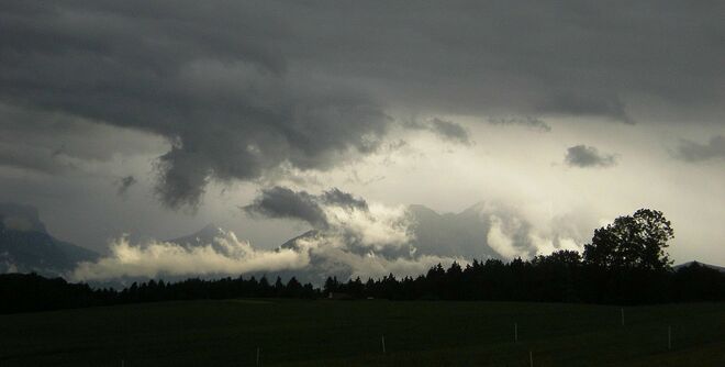 Dramatische Wolkenstimmung...