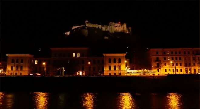 Die Stadt am Abend