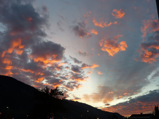 Abendstimmung ,die Sonne gehr unter...