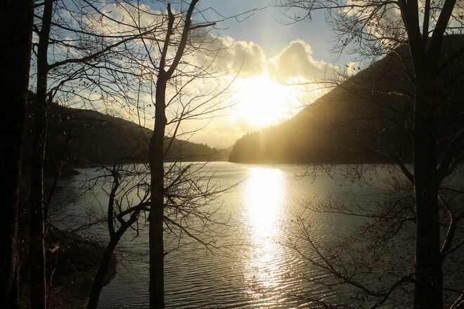Spätherbst am Stausee